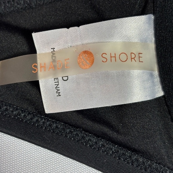 2/$30 Shade & Shore Black Women's Bikini Top Bra Size 34D - Picture 6 of 8